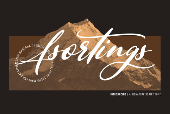 Asortings Script: Elevate Your Designs with Timeless Elegance