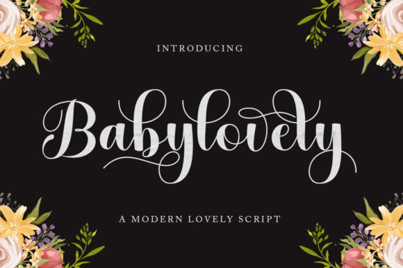 Baby Lovely Script: Elegant Typography for Modern Design