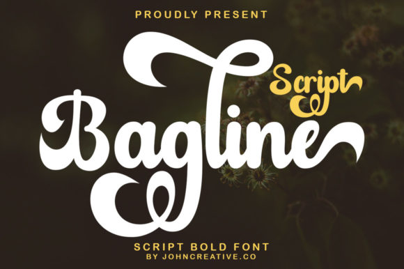 Bagline Script: A Handwritten Font with Timeless Charm