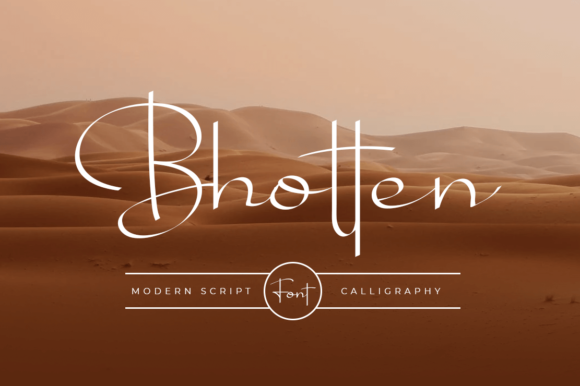 Bhotten Script: Elevating Visual Design with Elegance