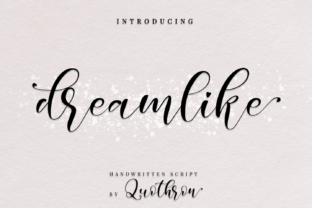 Dreamlike Script: Crafting Elegance in Modern Typography