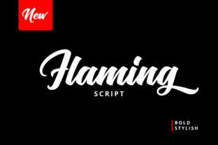 Flaming Script: Bold Handwriting for Authentic Design