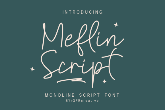 Meflin Script: Elegance for Creative Design