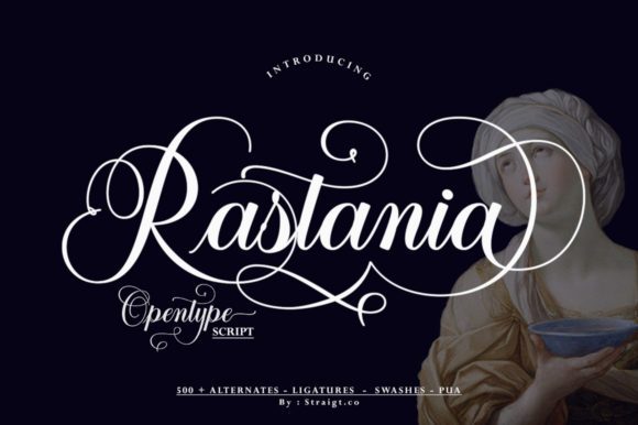 Rastania Script: A Deep Dive into This Dazzling Typeface