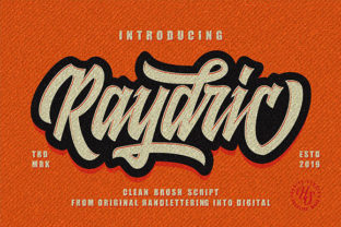 Raydric Script + Shadow Outline: Elevate Your Design Projects