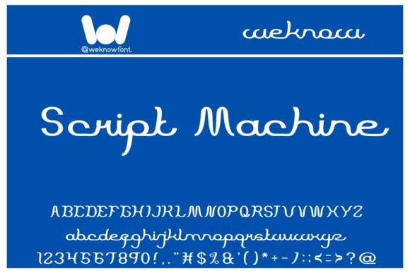 Script Machine: The Smooth, Chic Font for Modern Branding