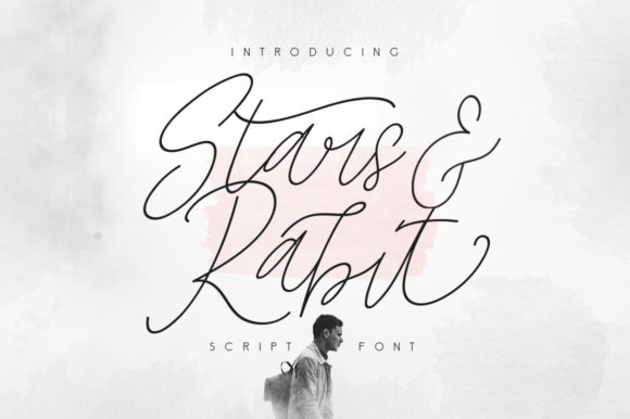 Stars and Rabbit Script: A Handwritten Font for Modern Designers