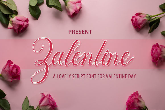 Zalentine Script: The Sweet Calligraphy for Your Creative Projects